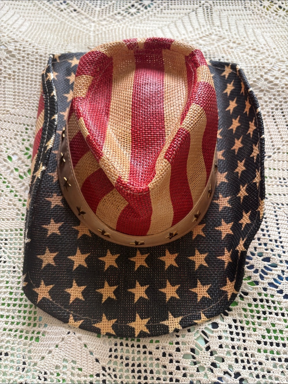 Goldcoast Sunwear American Flag Cowboy Hat